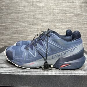 Salomon Speedcross 5 Sargasso Blue Navy Blazer Heather Women Shoes 408012 Sz 9